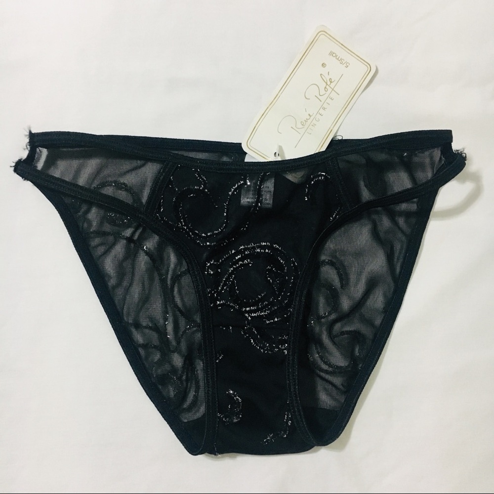 🦋Rene Rofe Mesh String Bikini Tinsel Panty